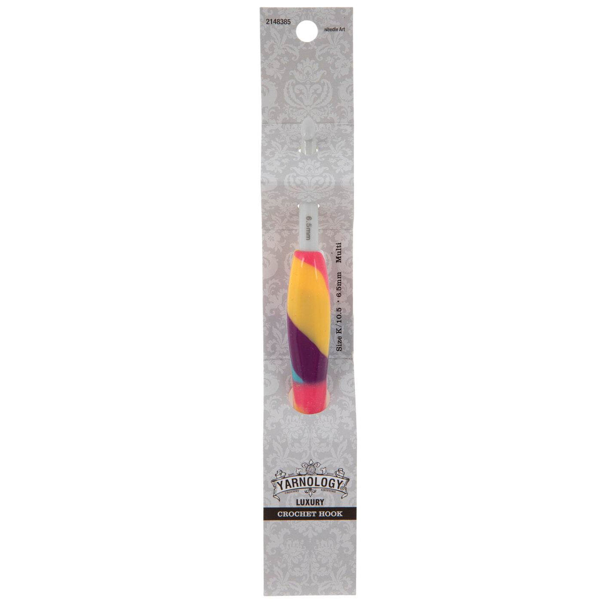 Yarnology Multi-Color Ergonomic Crochet Hook, K-10 1/2, 6.5mm - OTC Shoppe Express