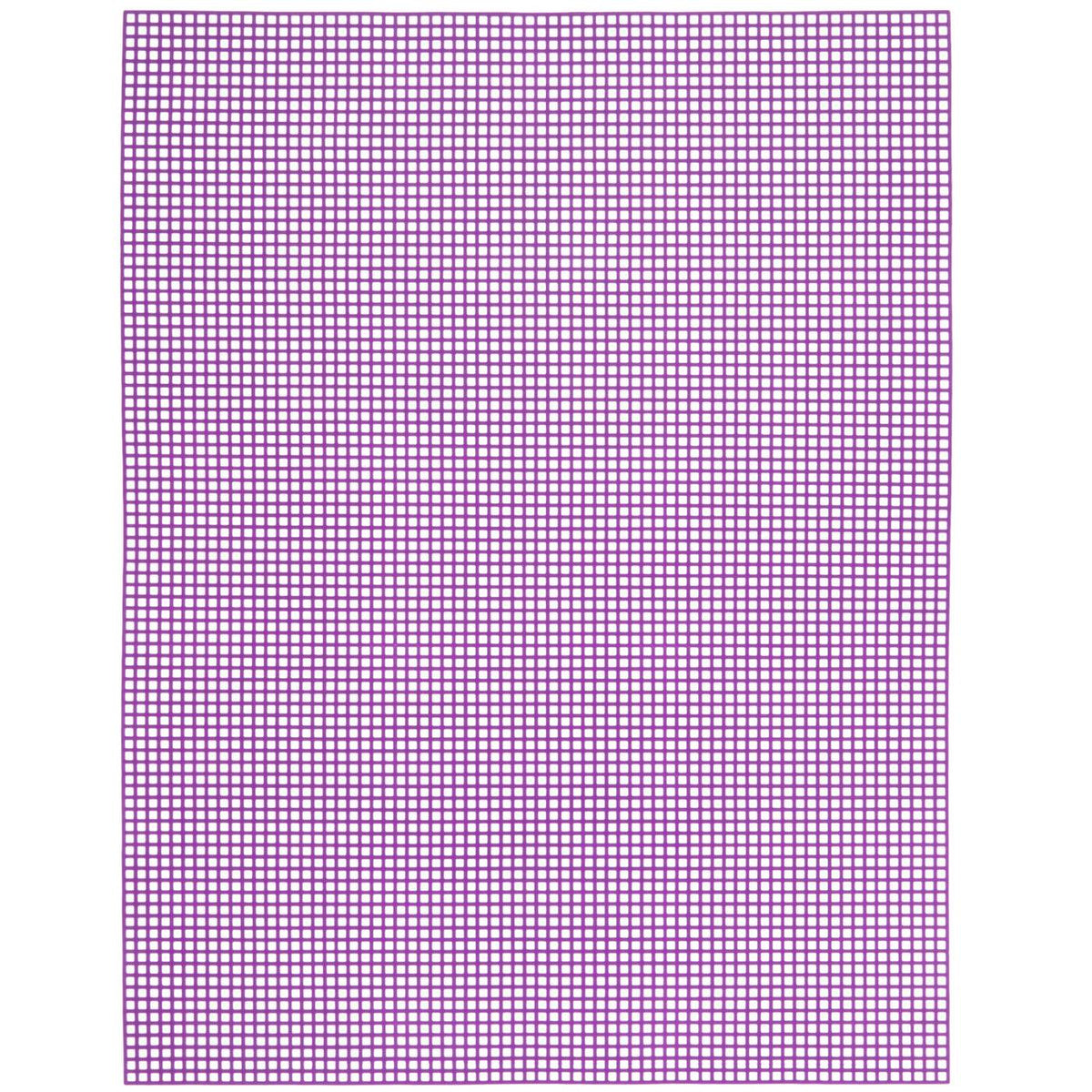 Yarnology 7-Mesh Plastic Canvas Sheet, 10 1/2 inch x 13 1/2 inch, Purple - OTC Shoppe Express