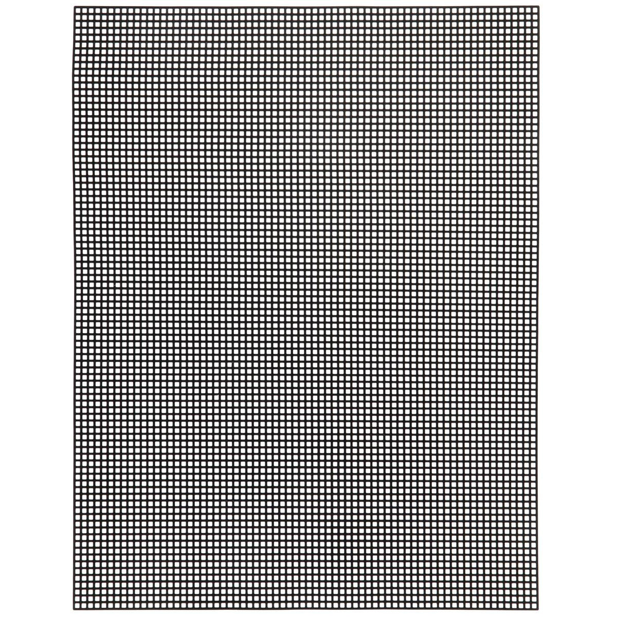 Yarnology 7-Mesh Plastic Canvas Sheet, 10 1/2 inch x 13 1/2 inch, Black - OTC Shoppe Express