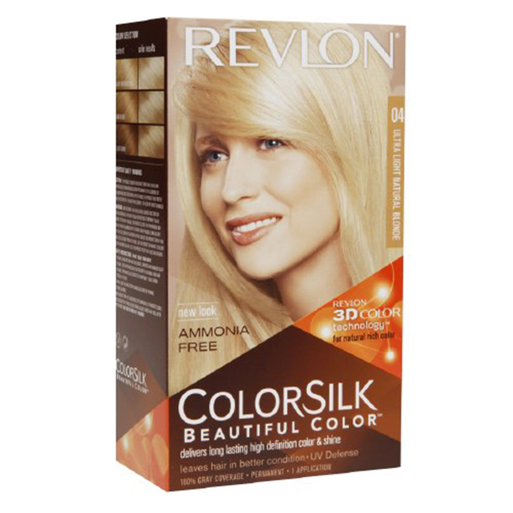 Revlon Colorsilk Beautiful Color, Ultra Light Natural Blonde 04, 1 ea