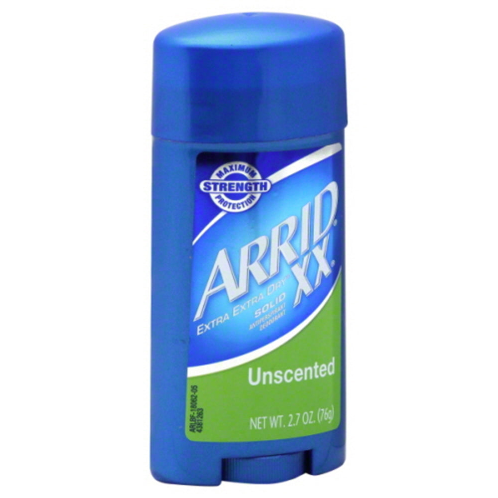 Arrid XX Antiperspirant & Deodorant Solid, Unscented, 2.7 oz