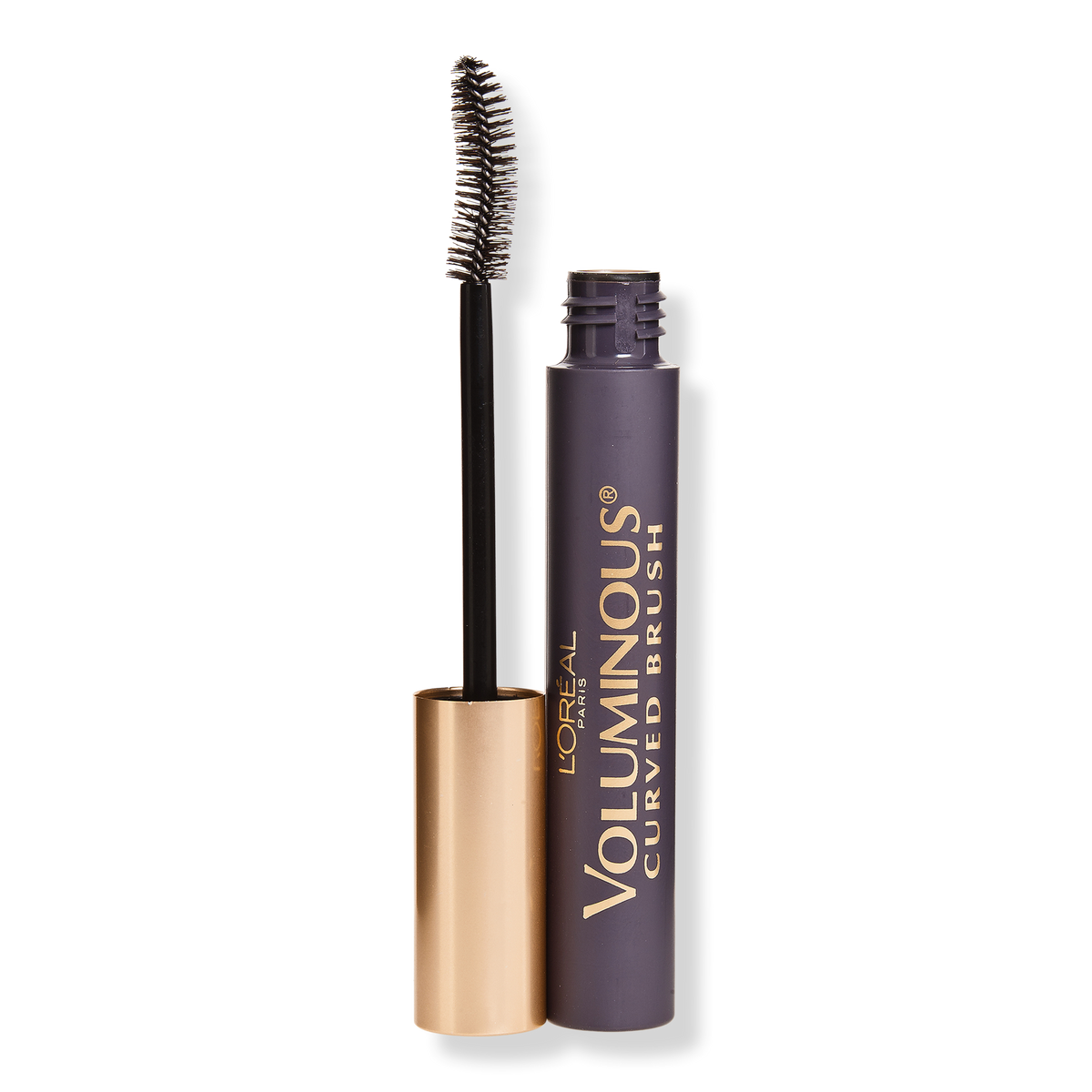 L'Oréal Voluminous Volume Building Curved Brush Mascara, Black/Brown, 0.28 oz