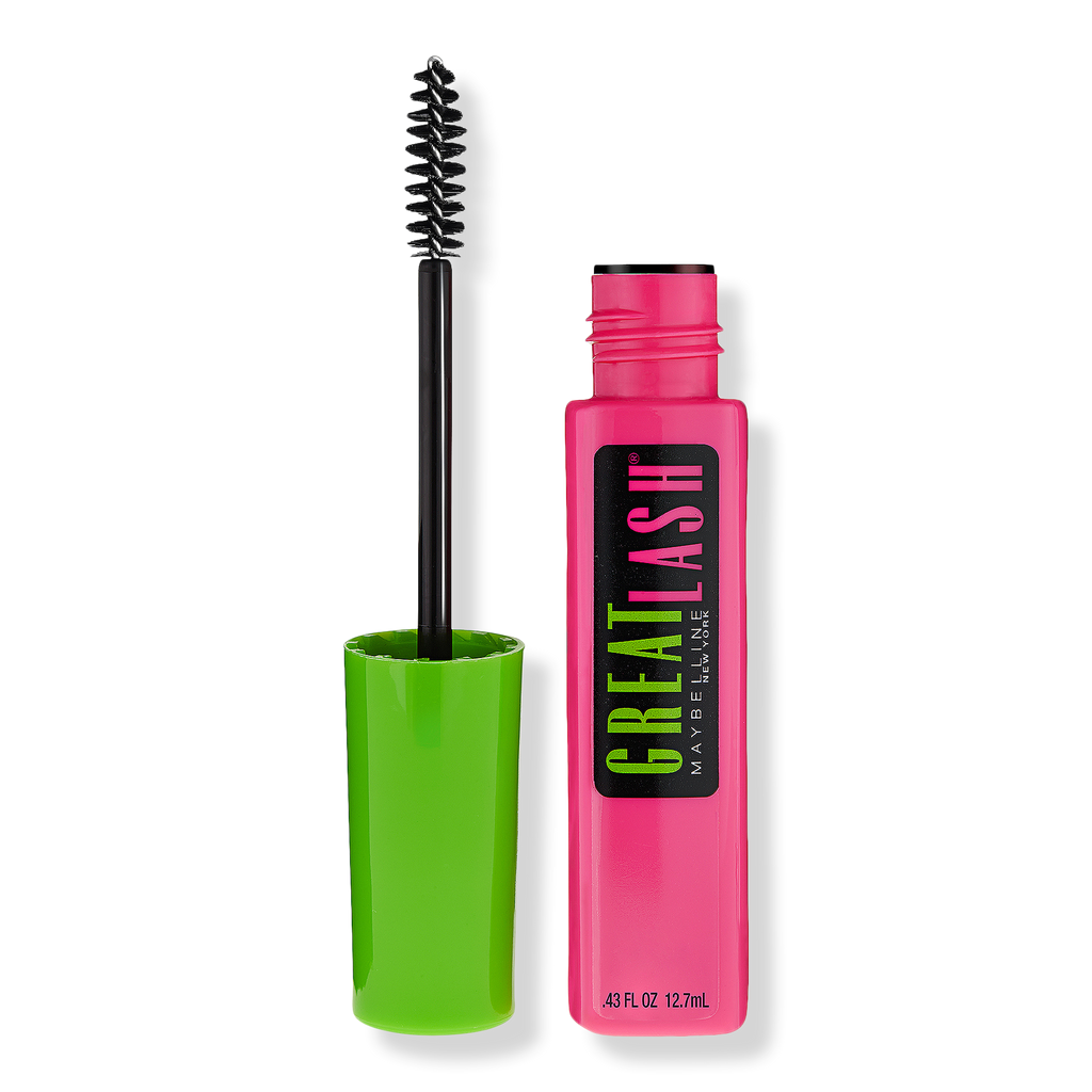 Maybelline Great Lash Mascara, Blackest Black, 0.43 oz
