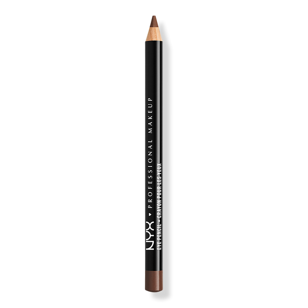 NYX Professional Makeup Slim Eye Pencil Long-Lasting Eyeliner, Dark Brown, 0.04 oz