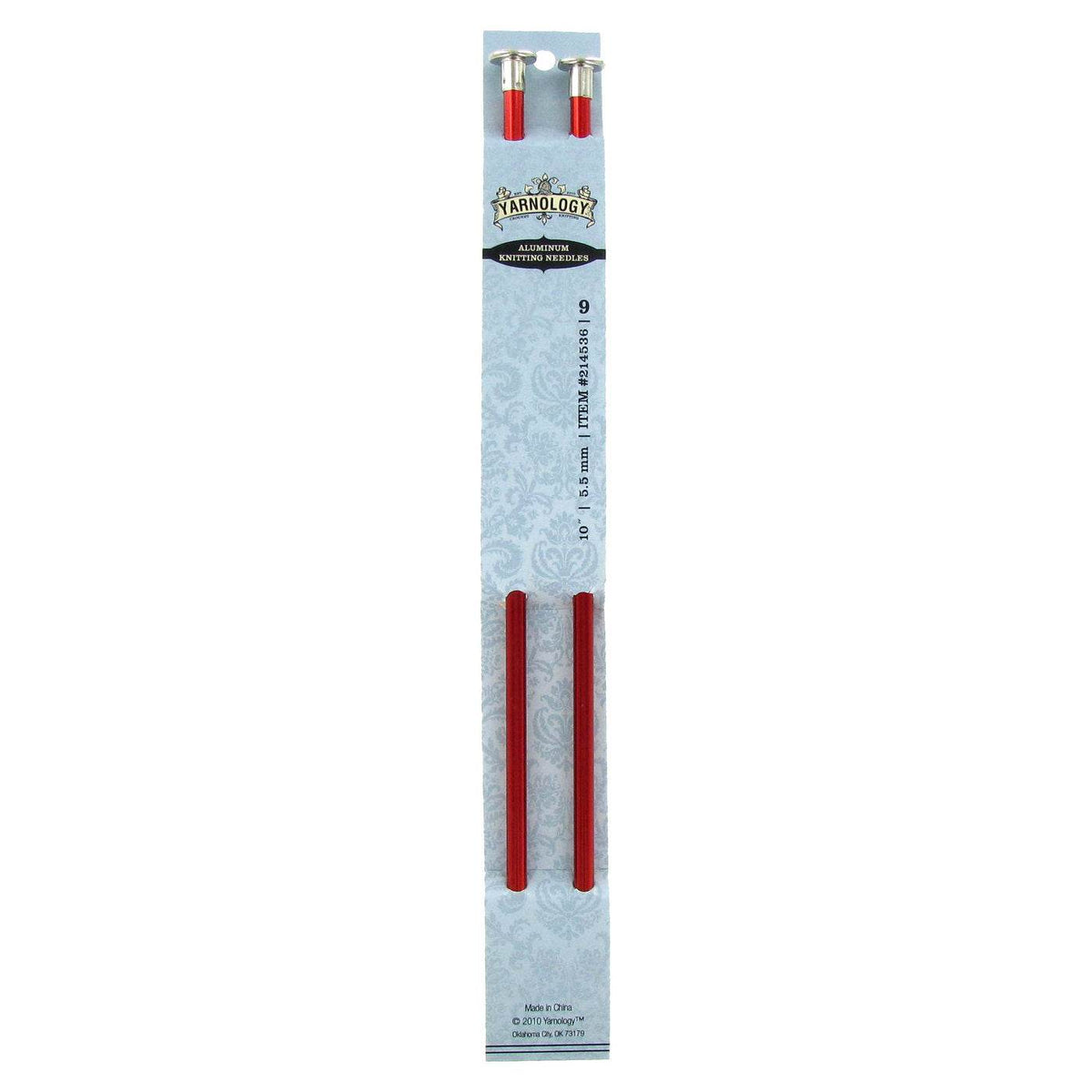 Yarnology 10 inch Single Point Knitting Needles, 9, 5.5mm - OTC Shoppe Express