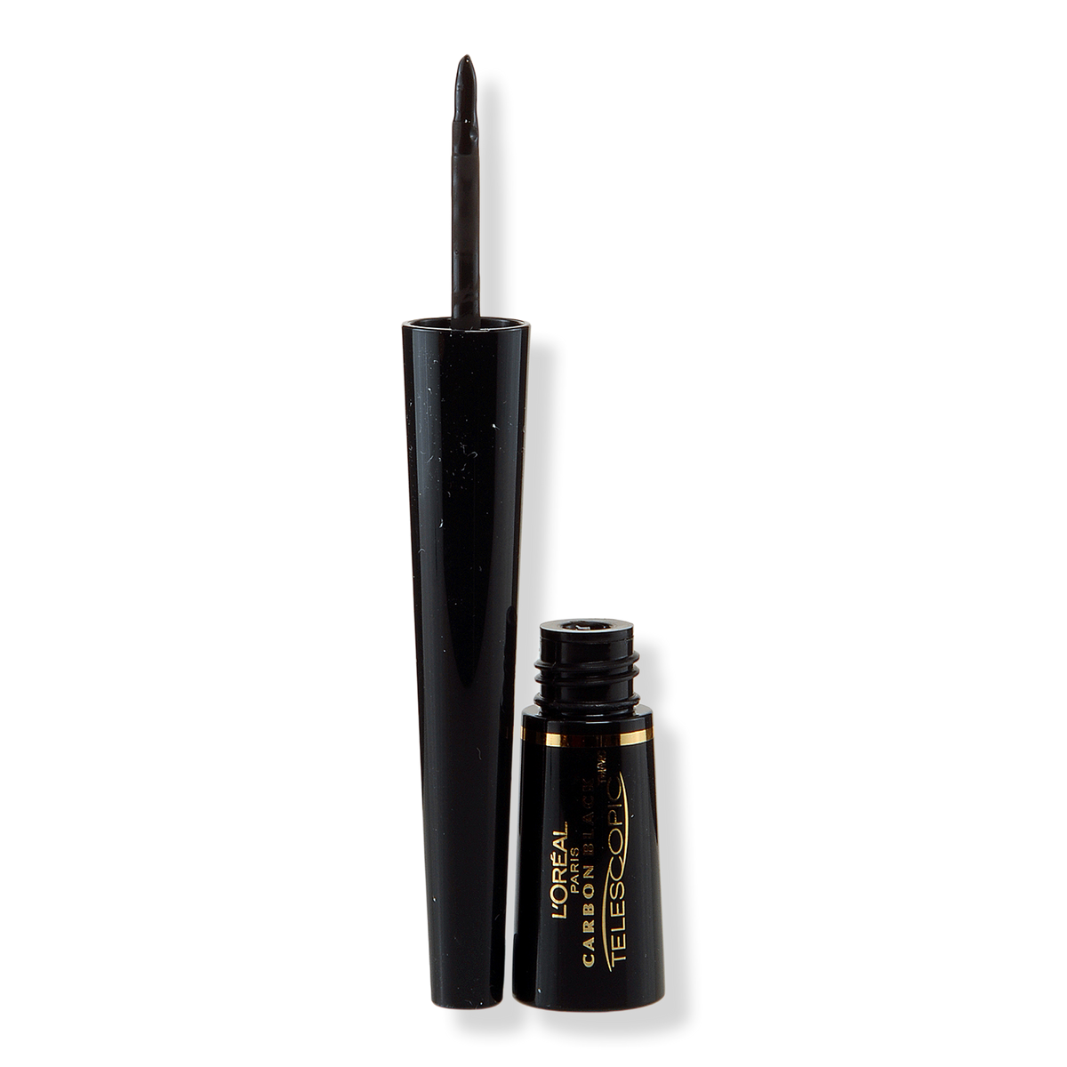 L'Oréal Carbon Black Telescopic Precision Liquid Eyeliner, Carbon Black, 0.08 oz