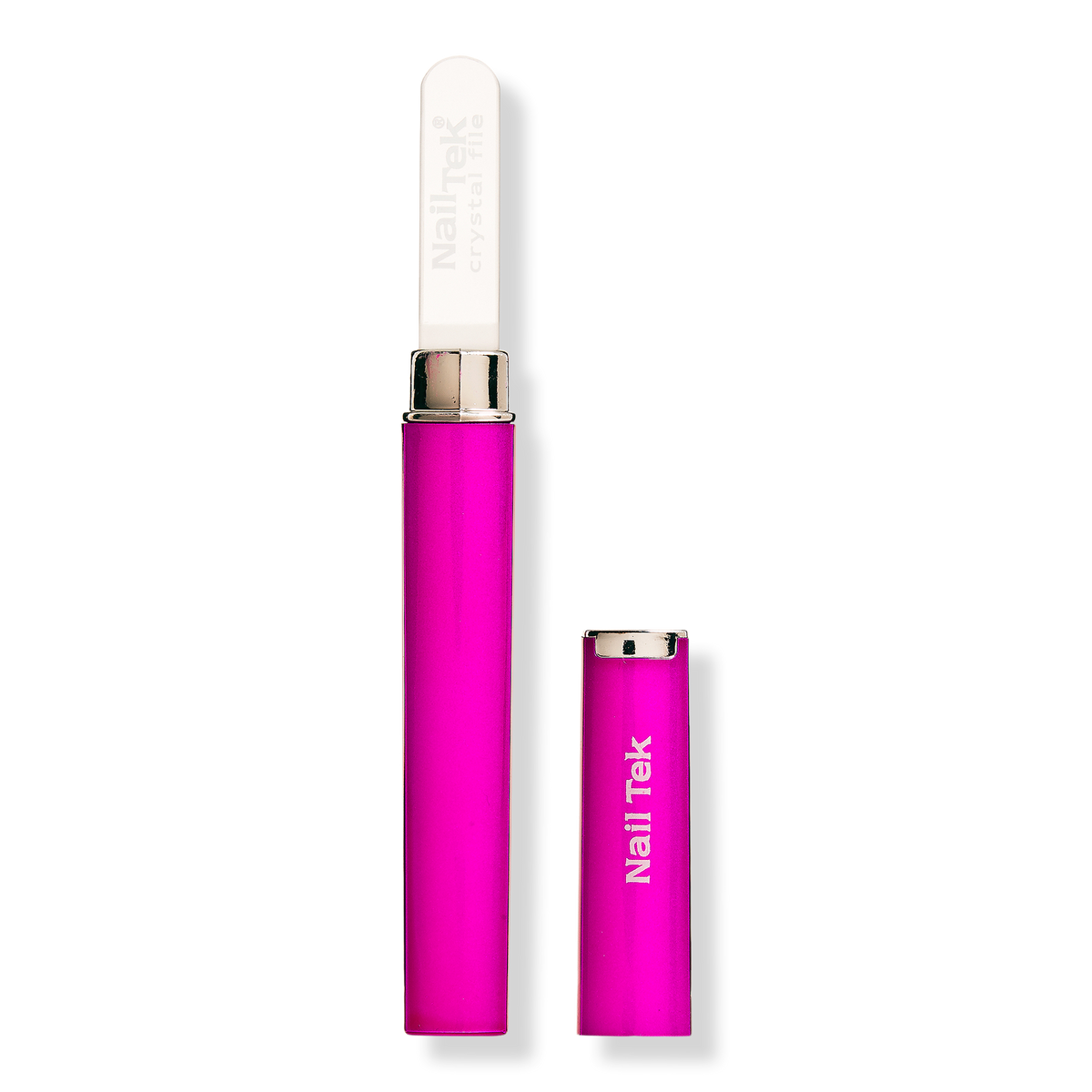 Nail Tek Crystal Nail File With Fuchsia Case, 1 ea