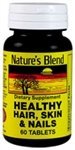 Nature's Blend Healthy Hair, Skin & Nails, Tablets, 60 ea