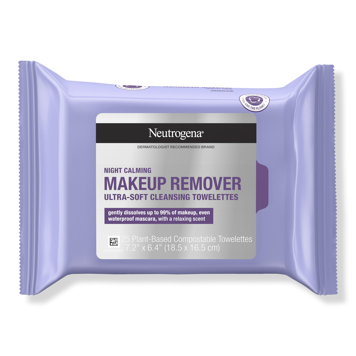 Neutrogena Night Calming Makeup Remover Cleansing Towelettes, 25 ea