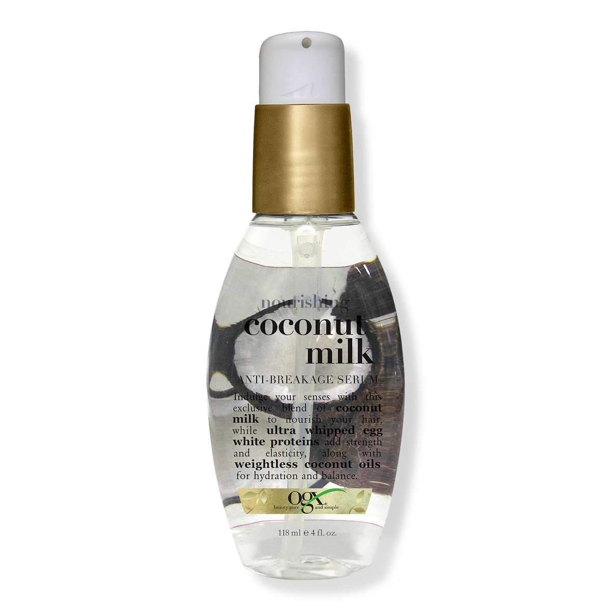 OGX Coconut Milk Anti-Breakage Serum, 4 oz