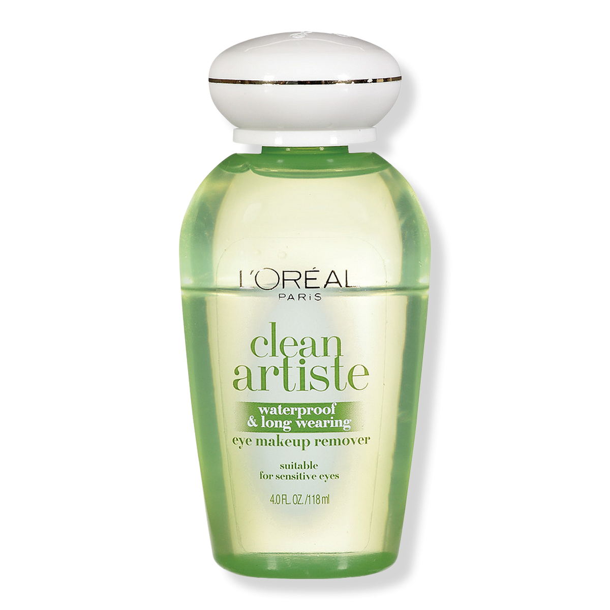 L'Oréal Clean Artiste Waterproof and Long Wearing Eye Makeup Remover, 4 oz