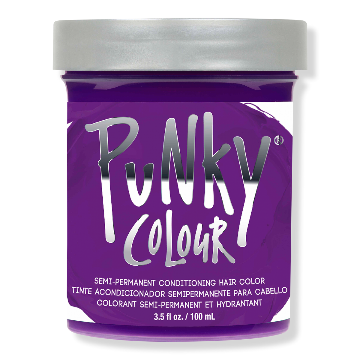 Punky Colour Semi-Permanent Conditioning Hair Color, Plum, 3.5 oz