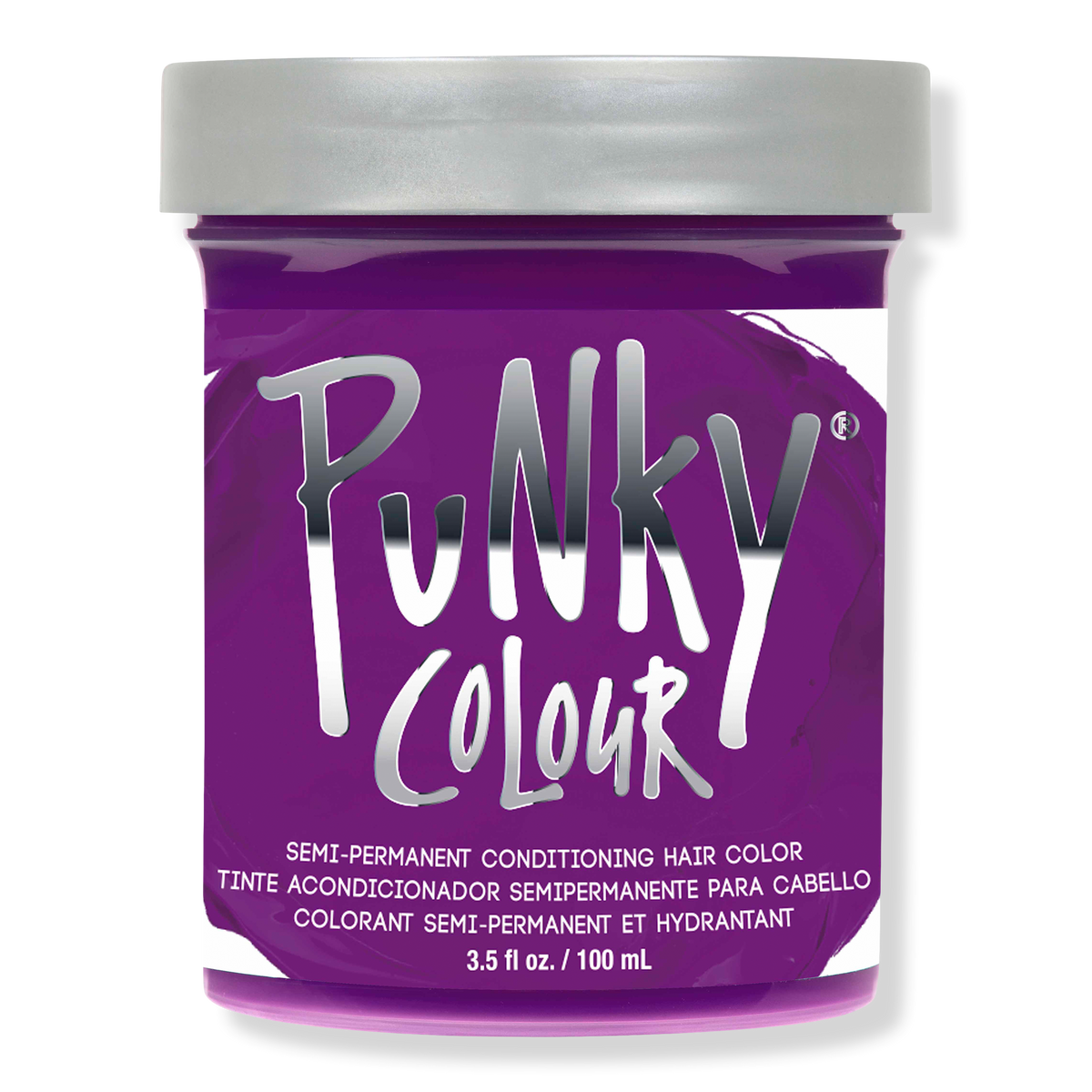 Punky Colour Semi-Permanent Conditioning Hair Color, Purple, 3.5 oz