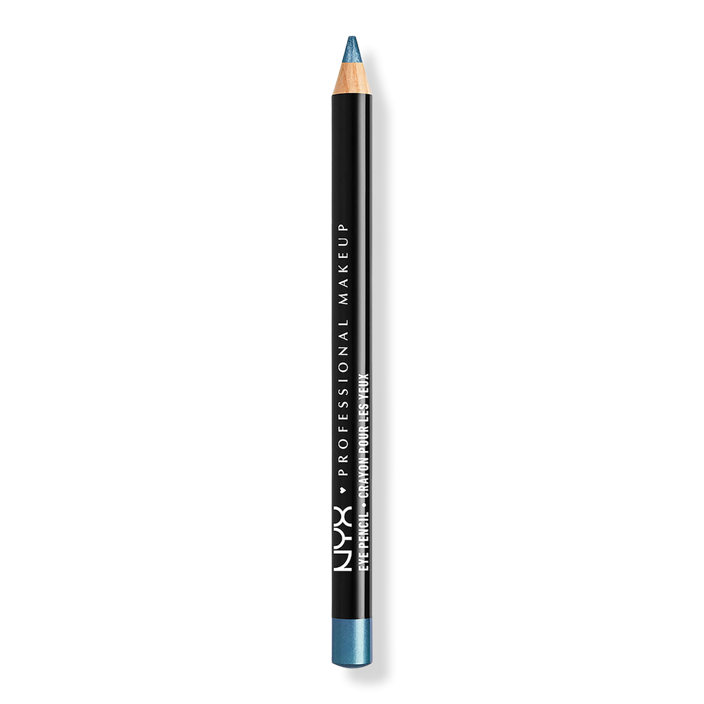 NYX Professional Makeup Slim Eye Pencil Long-Lasting Eyeliner, Satin Blue, 0.04 oz
