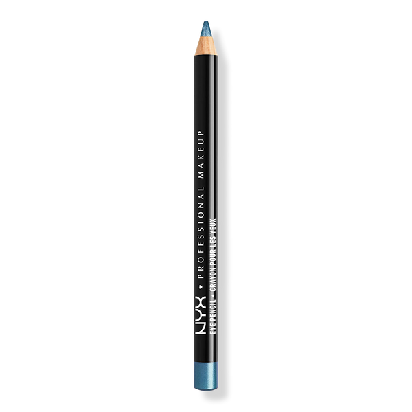 NYX Professional Makeup Slim Eye Pencil Long-Lasting Eyeliner, Satin Blue, 0.04 oz