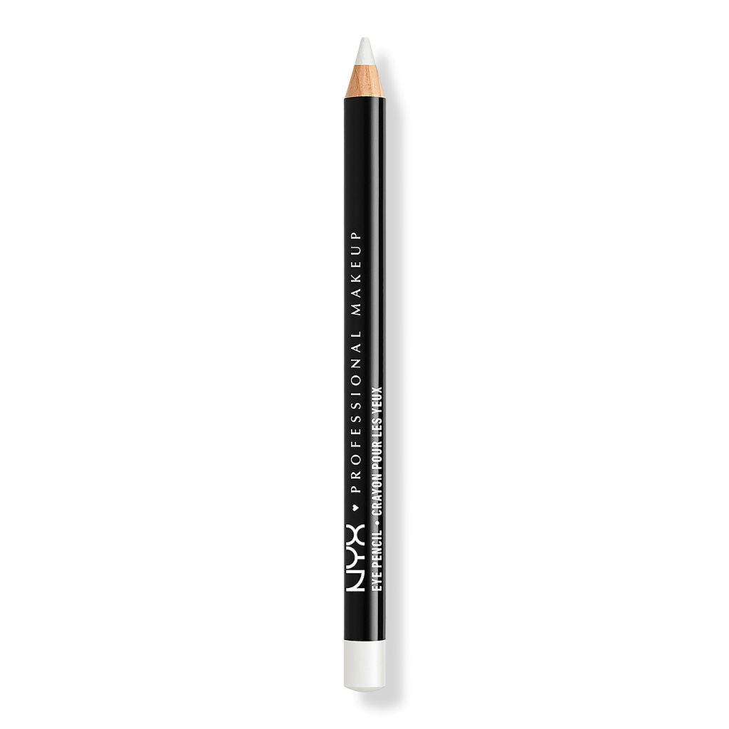 NYX Professional Makeup Slim Eye Pencil Long-Lasting Eyeliner, White Pearl, 0.04 oz