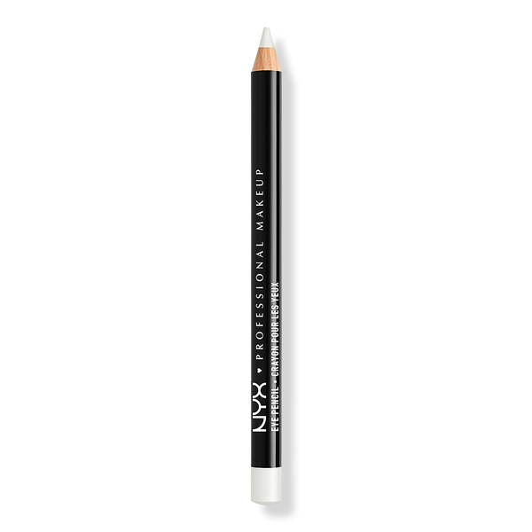 NYX Professional Makeup Slim Eye Pencil Long-Lasting Eyeliner, White Pearl, 0.04 oz