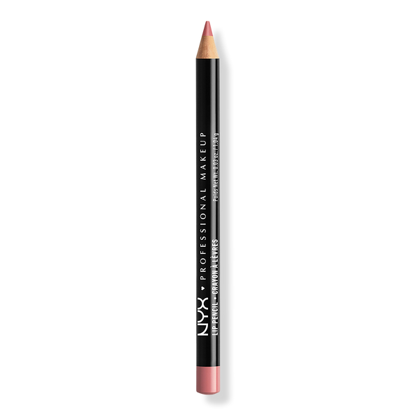 NYX Professional Makeup Slim Lip Pencil Creamy Long-Lasting Lip Liner, Rose, 0.04 oz