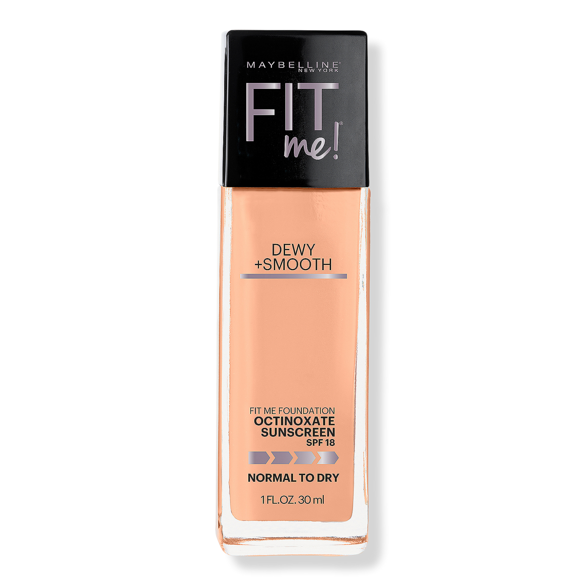 Maybelline Fit Me Dewy + Smooth Foundation, Medium Buff, 1 oz