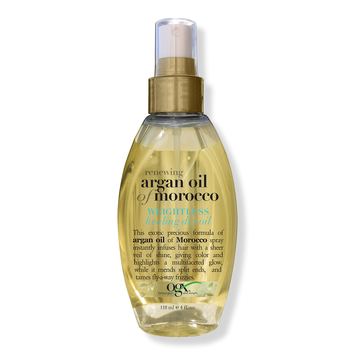 OGX Renewing Argan Oil Of Morocco Weightless Healing Dry Oil, 4 oz