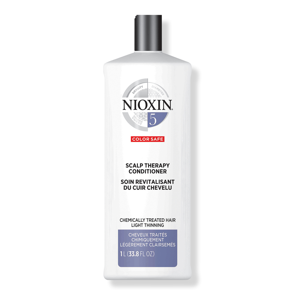 Nioxin Scalp Therapy Conditioner, System 5 (Chemically Treated/Bleached Hair/Normal to Light Thinning), 33.8 oz