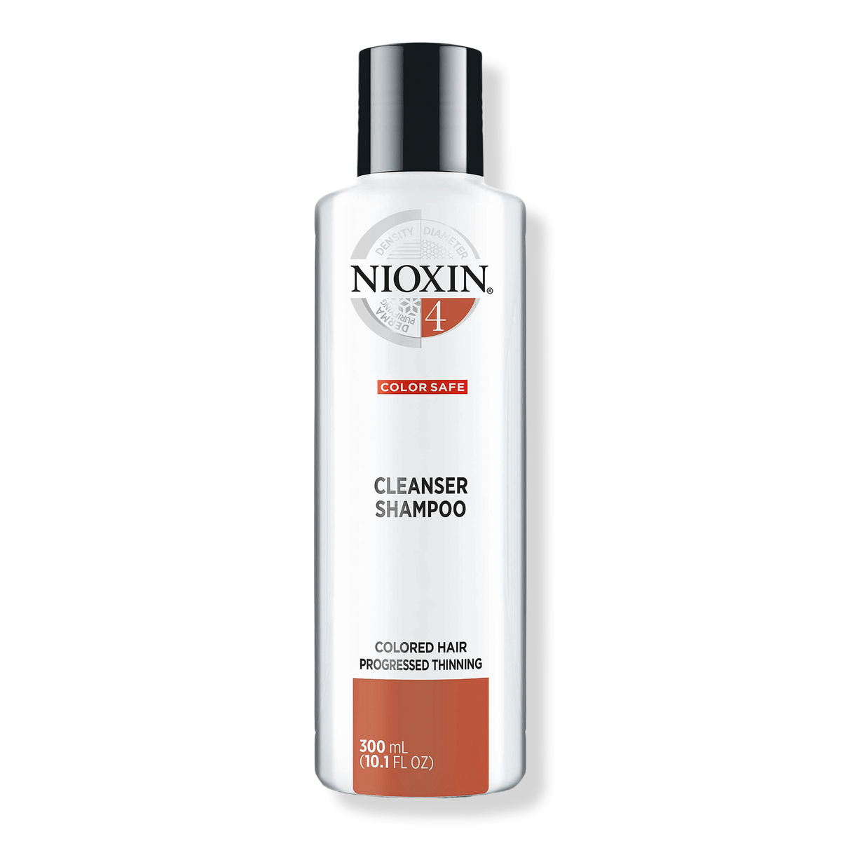 Nioxin Cleanser Shampoo, System 4 (Color Treated Hair/ Progressed Thinning), 10.1 oz
