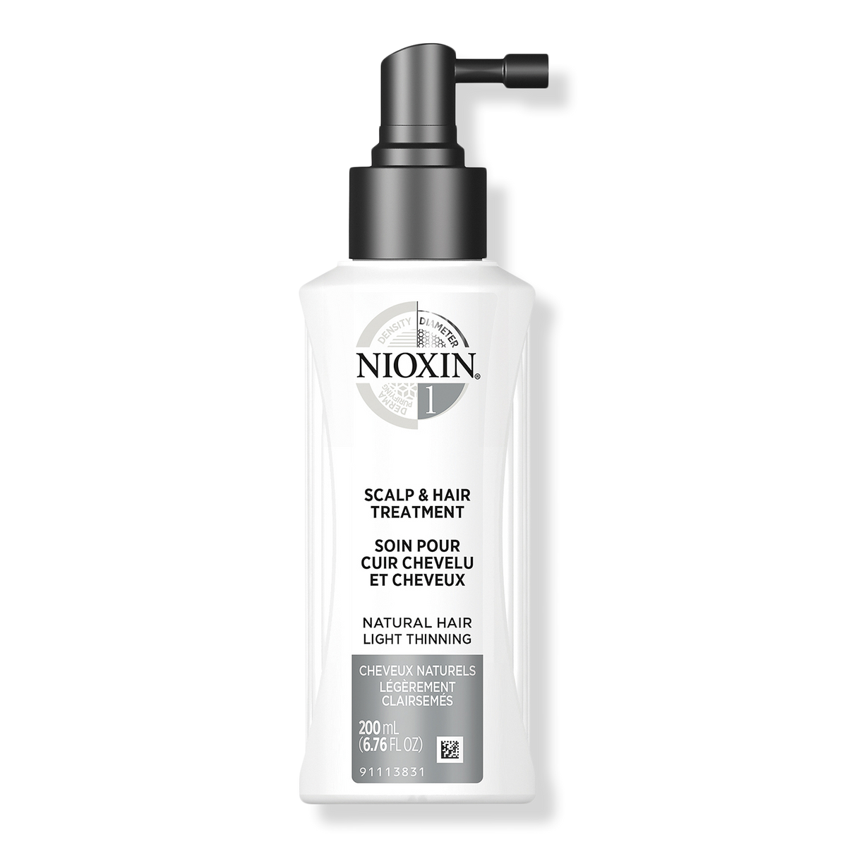Nioxin Scalp and Hair Leave-In Treatment System 1 For Fine Hair With Light Thinning, 6.76 oz