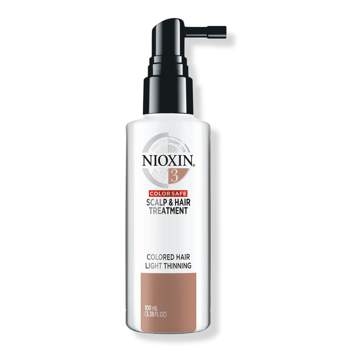 Nioxin Scalp & Hair Leave-In Treatment System 3 (Color Treated Hair/Normal to Light Thinning), 3.4 oz