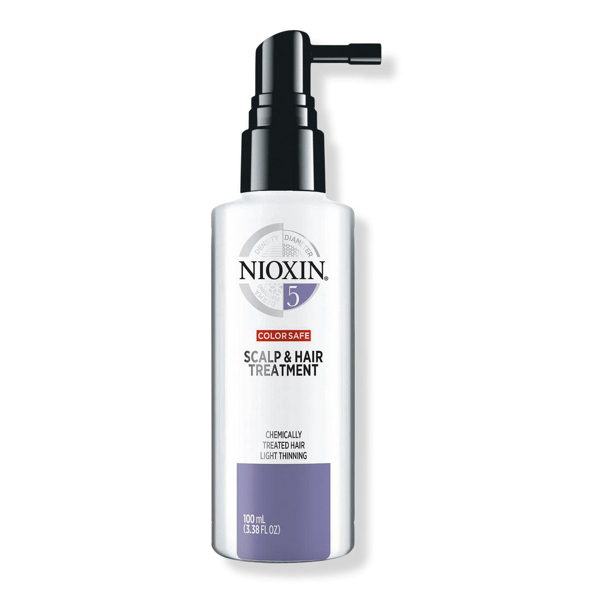 Nioxin Scalp & Hair Leave-In Treatment System 5 (Chemically Treated Hair/Normal to Light Thinning), 3.4 oz