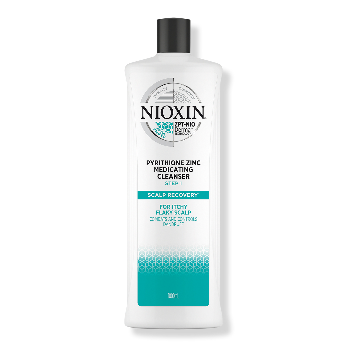 Nioxin Scalp Recovery Cleanser, Medicating Shampoo For Itchy, Flaky Scalp, 33.8 oz