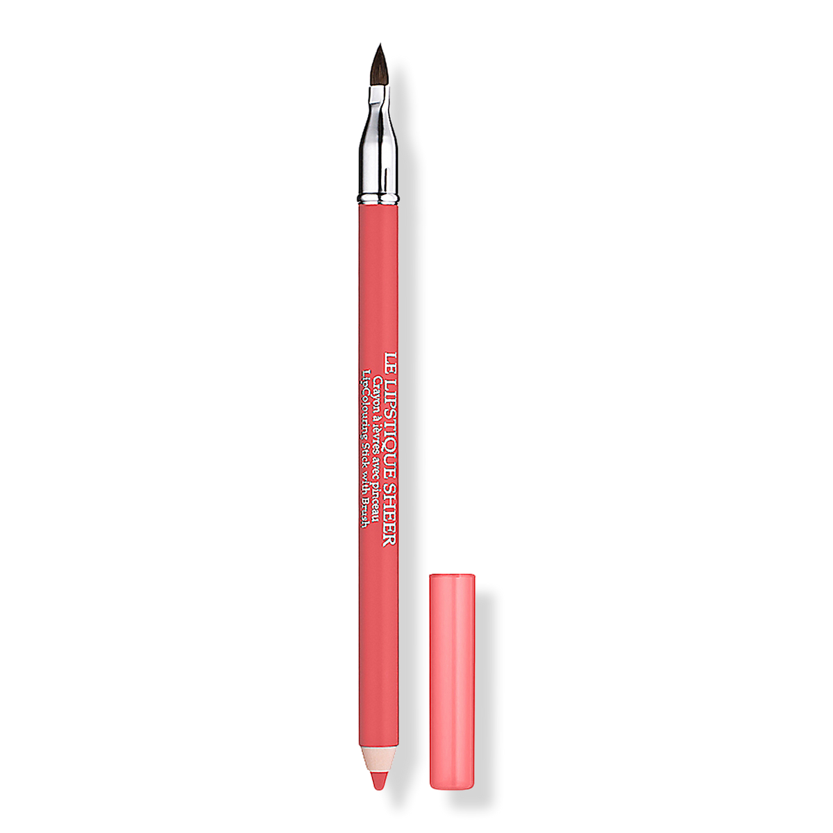Lancôme Le Lipstique Dual Ended Lip Pencil with Brush, Sheer Raspberry, 0.04 oz