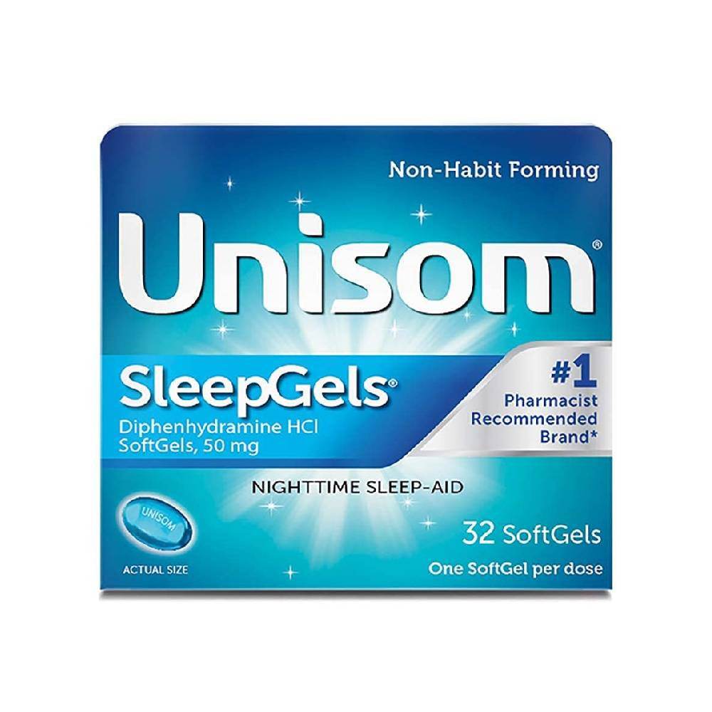 Unisom Nighttime Sleep-Aid, SleepGels, 32 ea - OTC Shoppe Express
