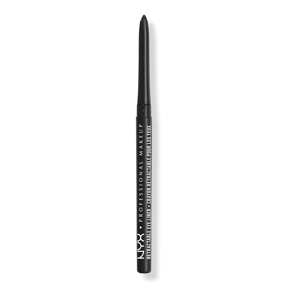 NYX Professional Makeup Retractable Long-Lasting Mechanical Eyeliner Pencil, Black, 0.01 oz