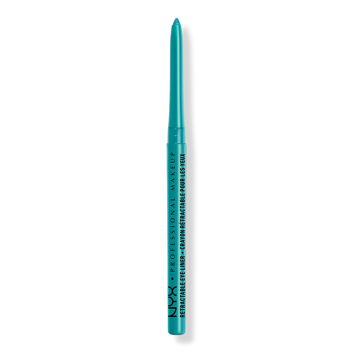 NYX Professional Makeup Retractable Long-Lasting Mechanical Eyeliner Pencil, Aqua Green, 0.01 oz