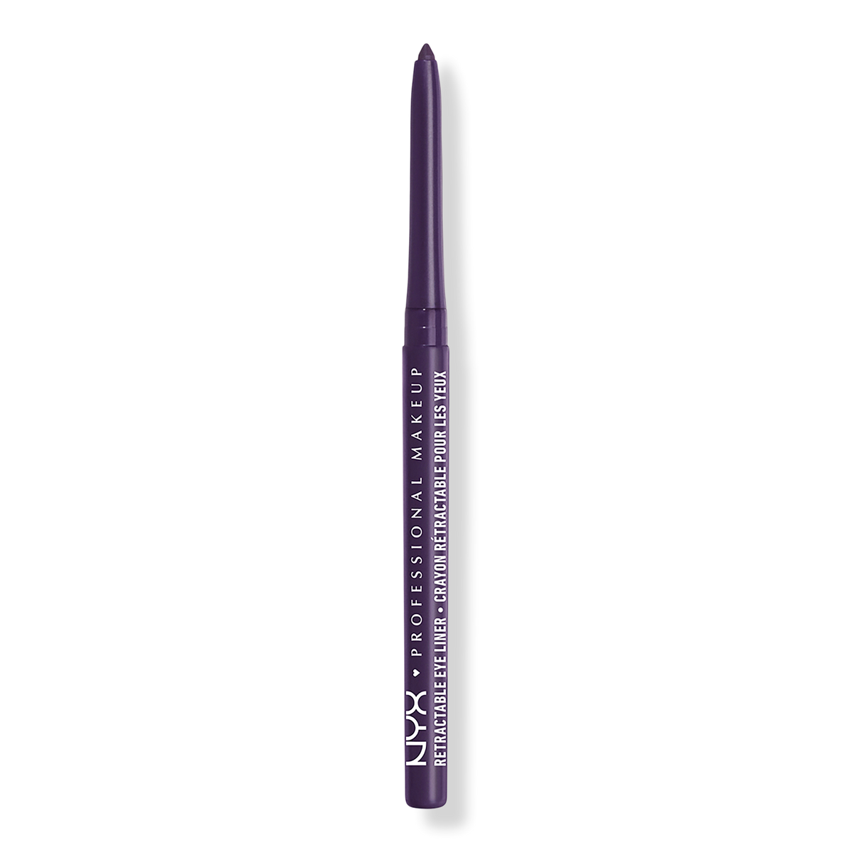 NYX Professional Makeup Retractable Long-Lasting Mechanical Eyeliner Pencil, Deep Purple, 0.01 oz