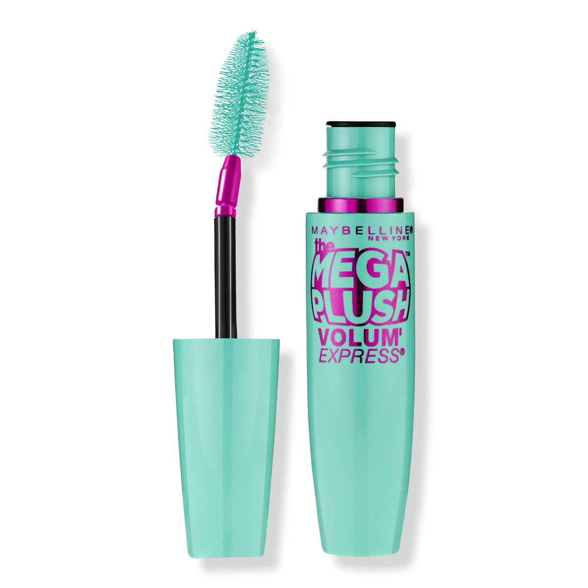 Maybelline Volum' Express The Mega Plush Mascara, Blackest Black, 0.3 oz