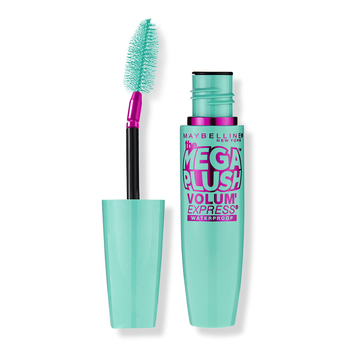 Maybelline Volum' Express The Mega Plush Waterproof Mascara, Very Black, 0.3 oz