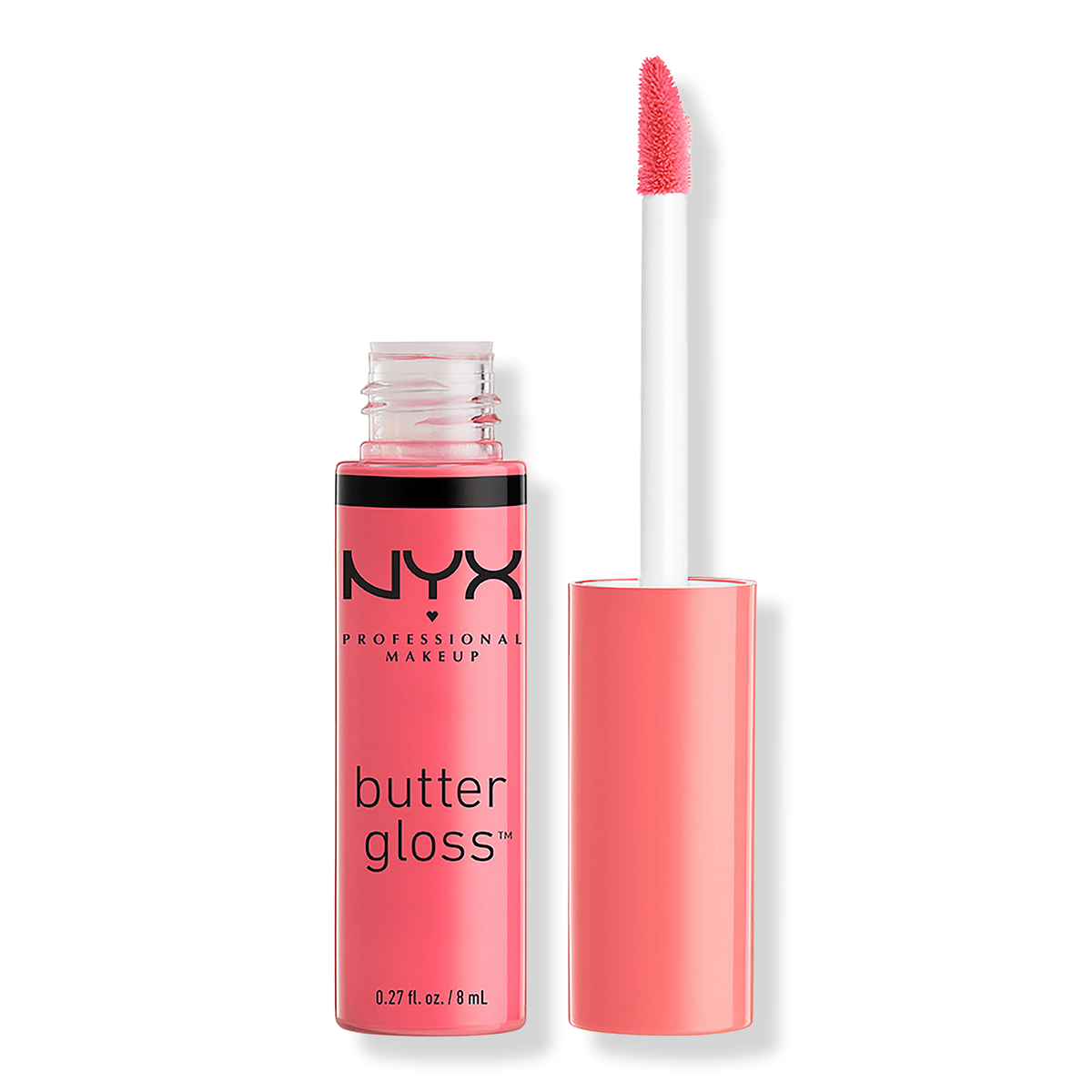 NYX Professional Makeup Butter Gloss Non-Sticky Lip Gloss, Peaches And Cream, 0.27 oz