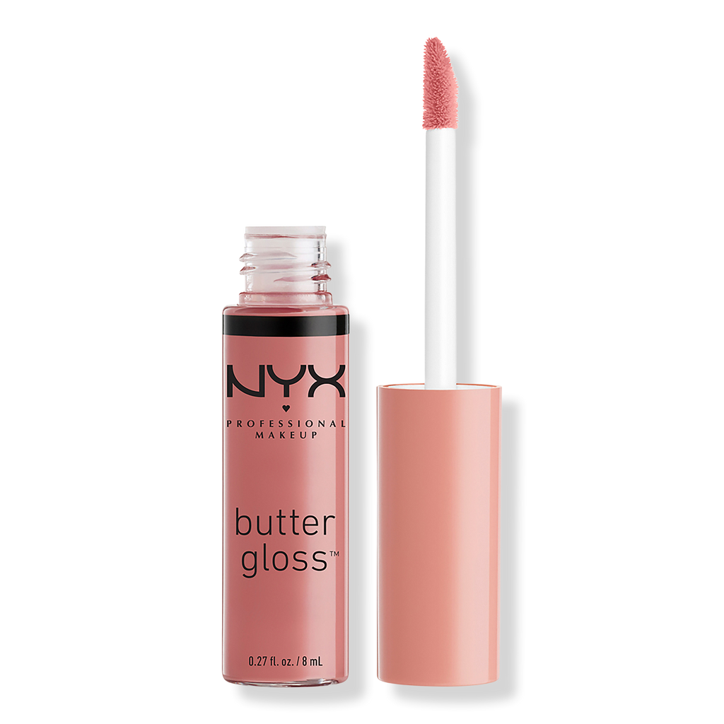 NYX Professional Makeup Butter Gloss Non-Sticky Lip Gloss, Tiramisu, 0.27 oz