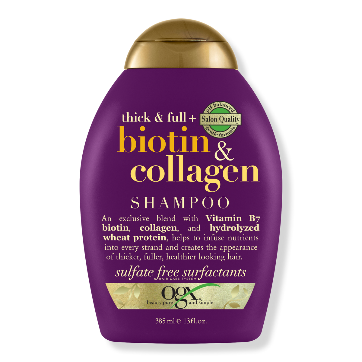 OGX Thick & Full Biotin & Collagen Shampoo, 13 oz