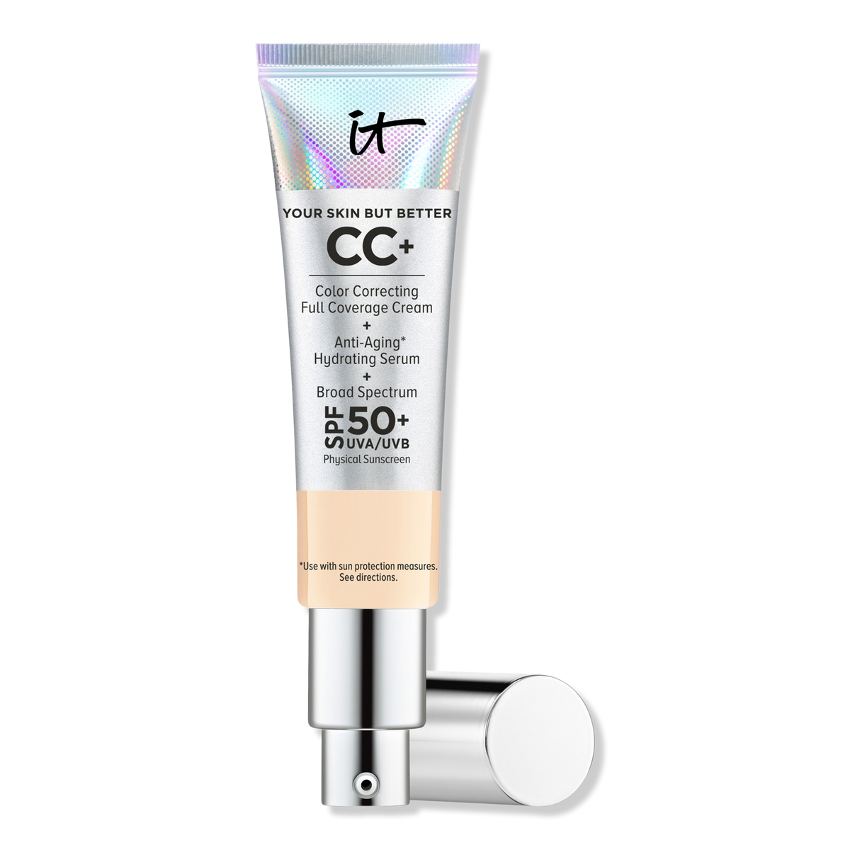 IT Cosmetics CC+ Cream with, SPF 50+, Light, 1.08 oz