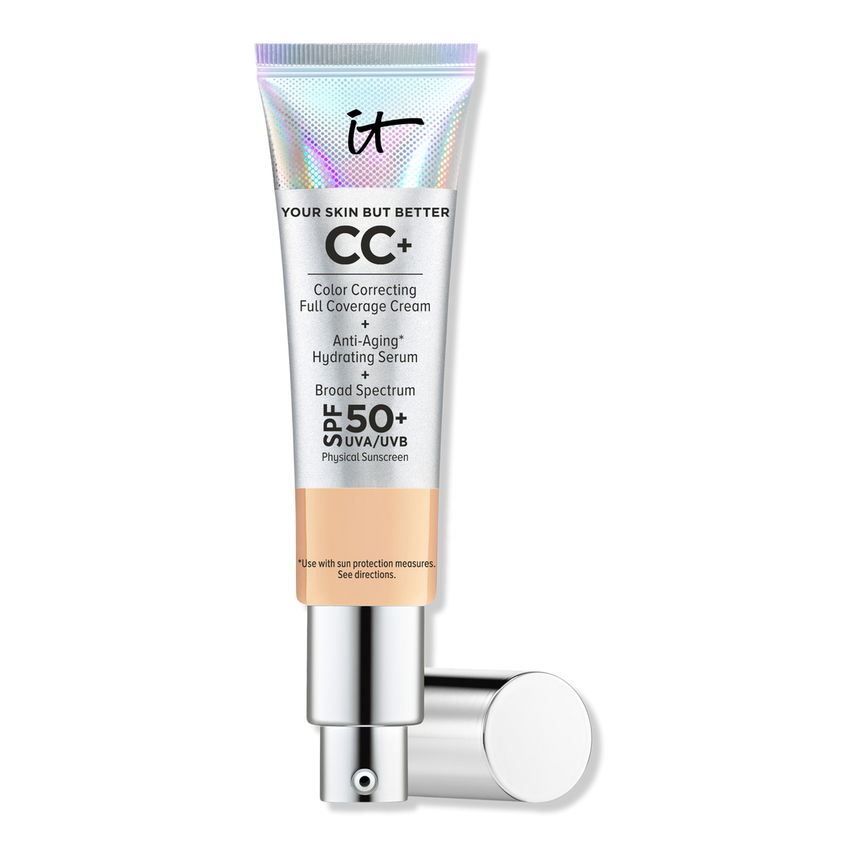 IT Cosmetics CC+ Cream with, SPF 50+, Medium, 1.08 oz
