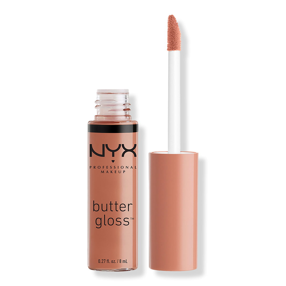NYX Professional Makeup Butter Gloss Non-Sticky Lip Gloss, Madeleine, 0.27 oz