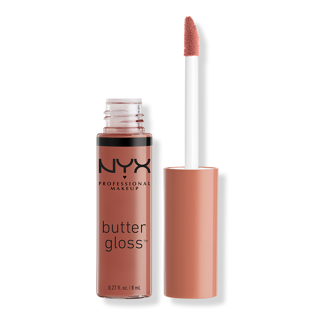 NYX Professional Makeup Butter Gloss Non-Sticky Lip Gloss, Praline, 0.27 oz
