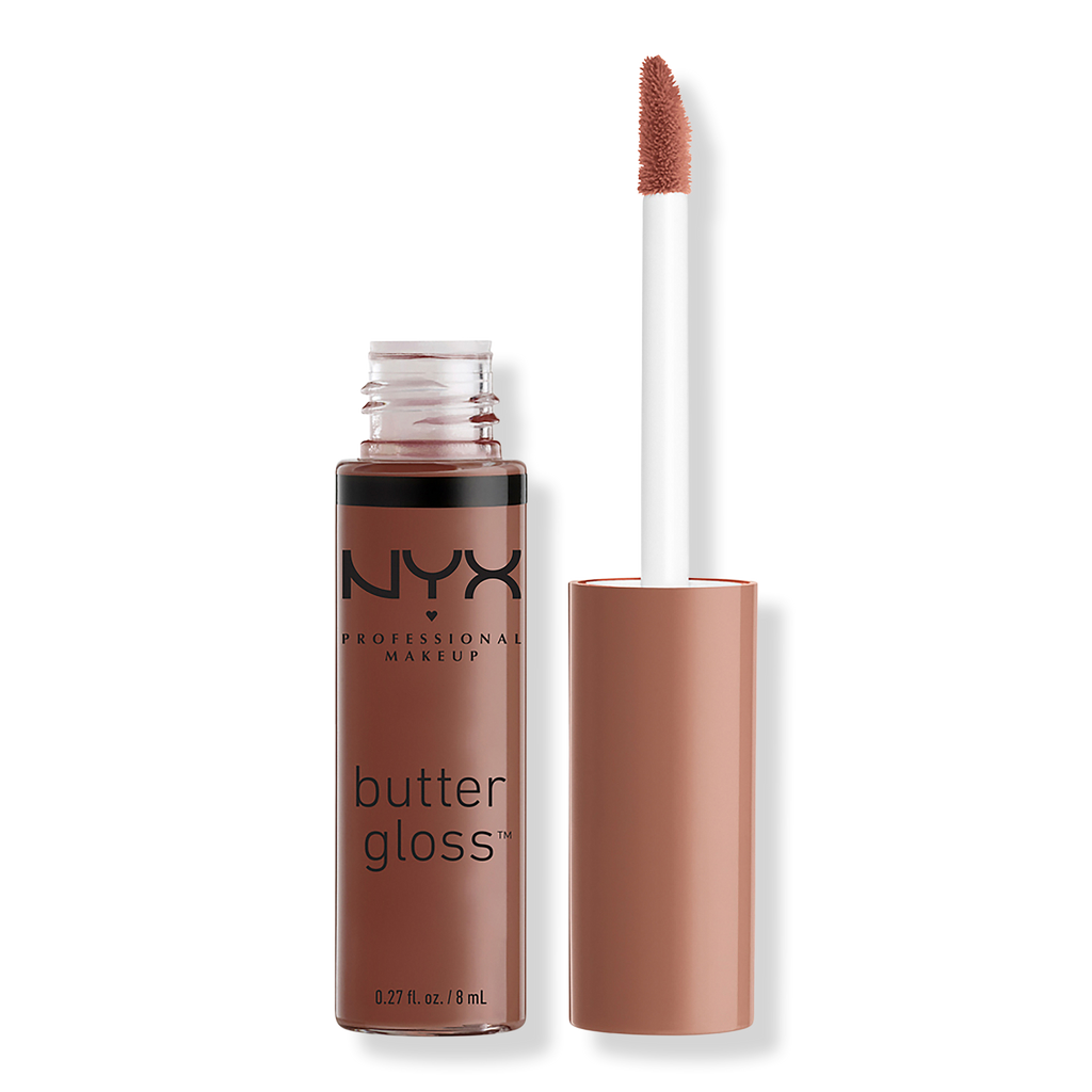 NYX Professional Makeup Butter Gloss Non-Sticky Lip Gloss, Ginger Snap, 0.27 oz