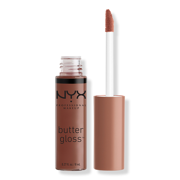 NYX Professional Makeup Butter Gloss Non-Sticky Lip Gloss, Ginger Snap, 0.27 oz