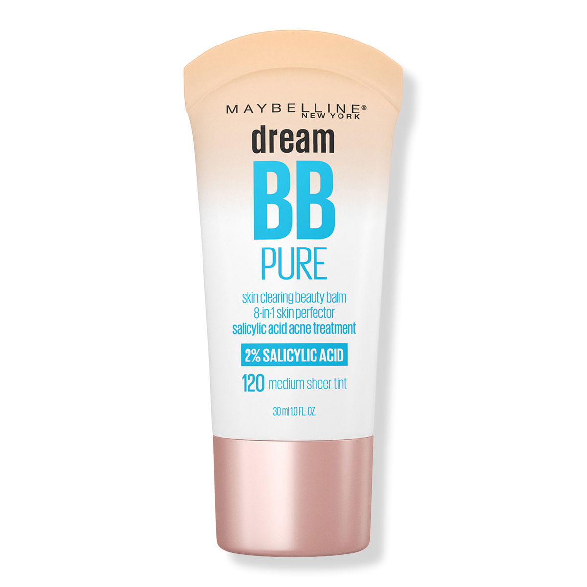 Maybelline Dream Pure BB Cream Skin Clearing Perfector, Medium, 1 oz