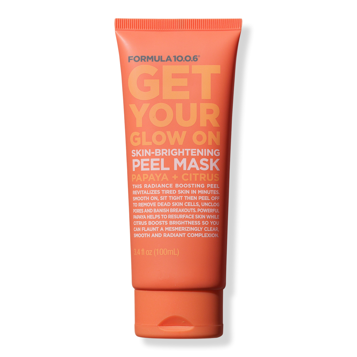 Formula 10.0.6 Get Your Glow On Skin-Brightening Peel Off Mask, 3.4 oz