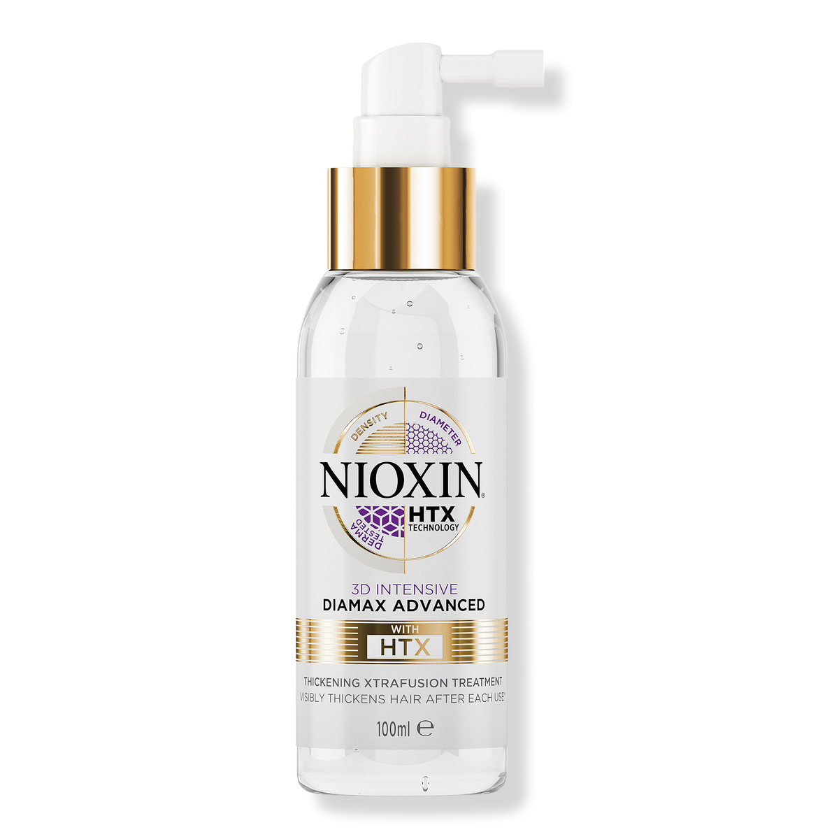 Nioxin Diamax Advanced, Hair Thickening & Breakage Protection Treatment For Thinning Hair, 3.38 oz