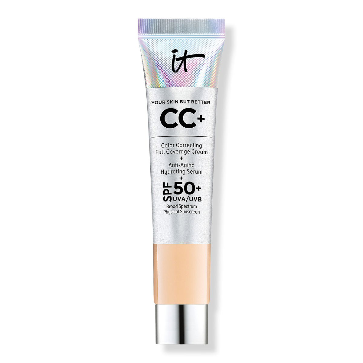 IT Cosmetics Mini CC+ Cream with, SPF 50+, Light, 0.4 oz